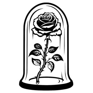 Rose Under Glass