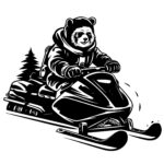 Snowmobile Bear