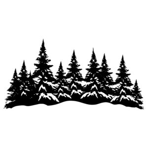 Snow-kissed Pines
