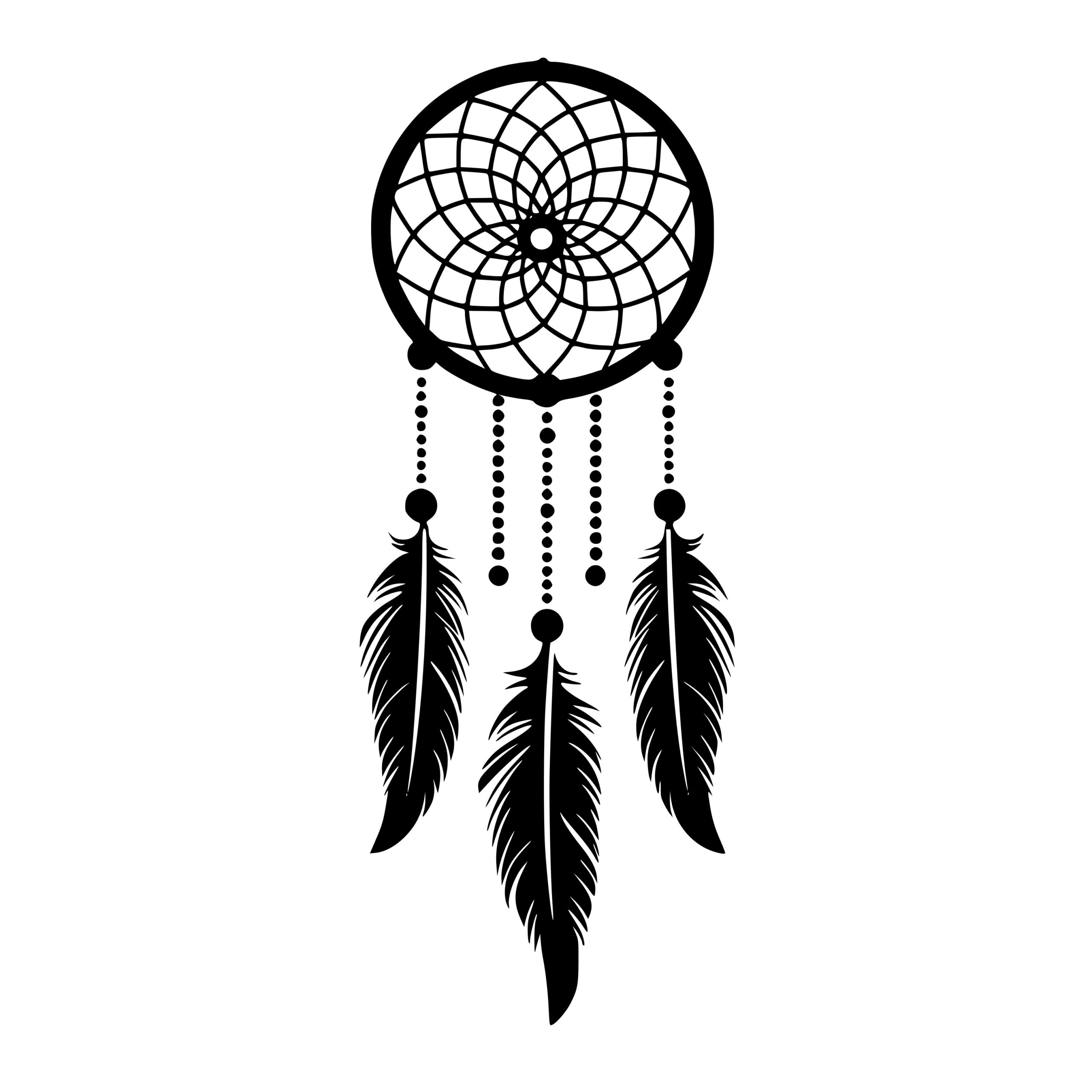 Simple Dream Catcher SVG file for Cricut, Silhouette, and Laser Machines