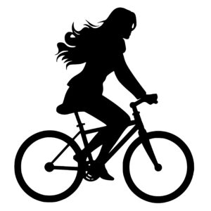Woman Biking