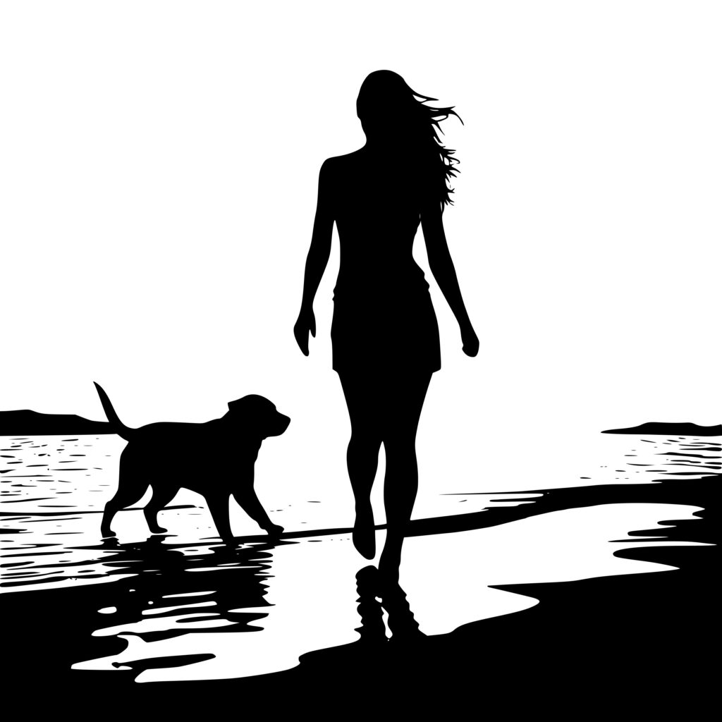 Beachside Companions: SVG File for Cricut, Silhouette, Laser
