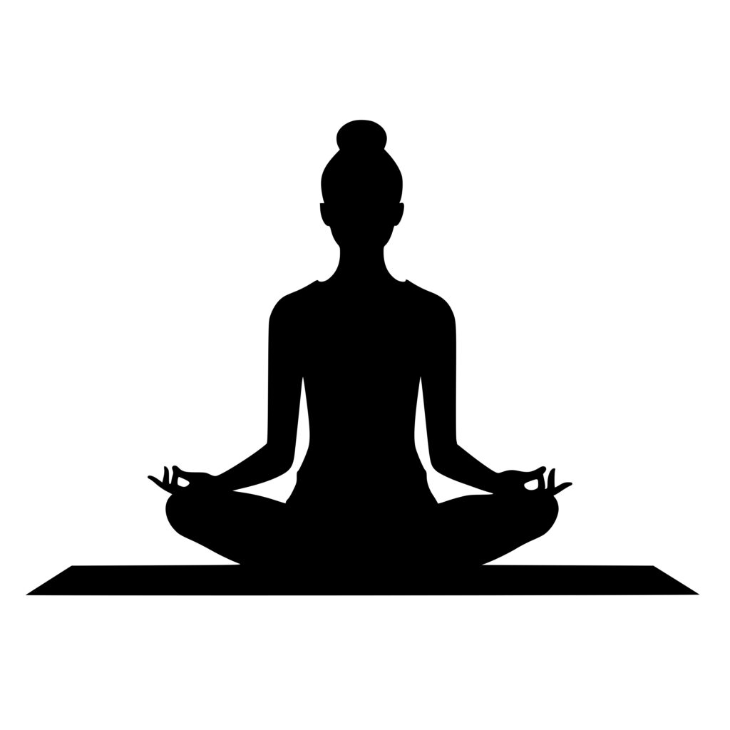 Relaxing Yoga SVG File for Cricut, Silhouette, Laser Machines