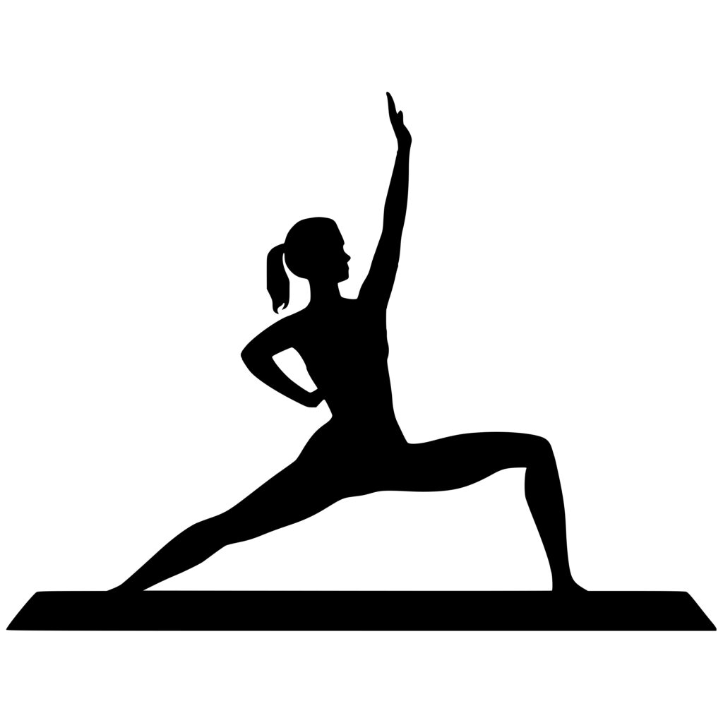 Instant Download SVG/PNG/DXF Yoga Practice Image for Cricut, Silhouette ...