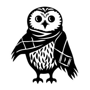 Festively Dressed Owl