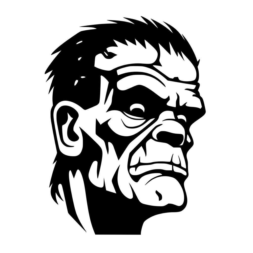 surprised-frankenstein-instant-download-image-for-cricut-silhouette
