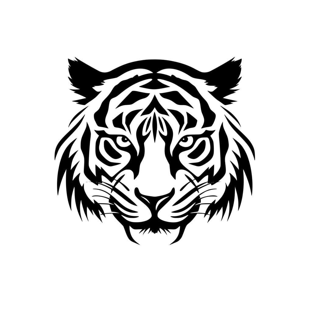 Download Wild Tiger SVG, PNG, DXF File for Cricut, Silhouette, Laser