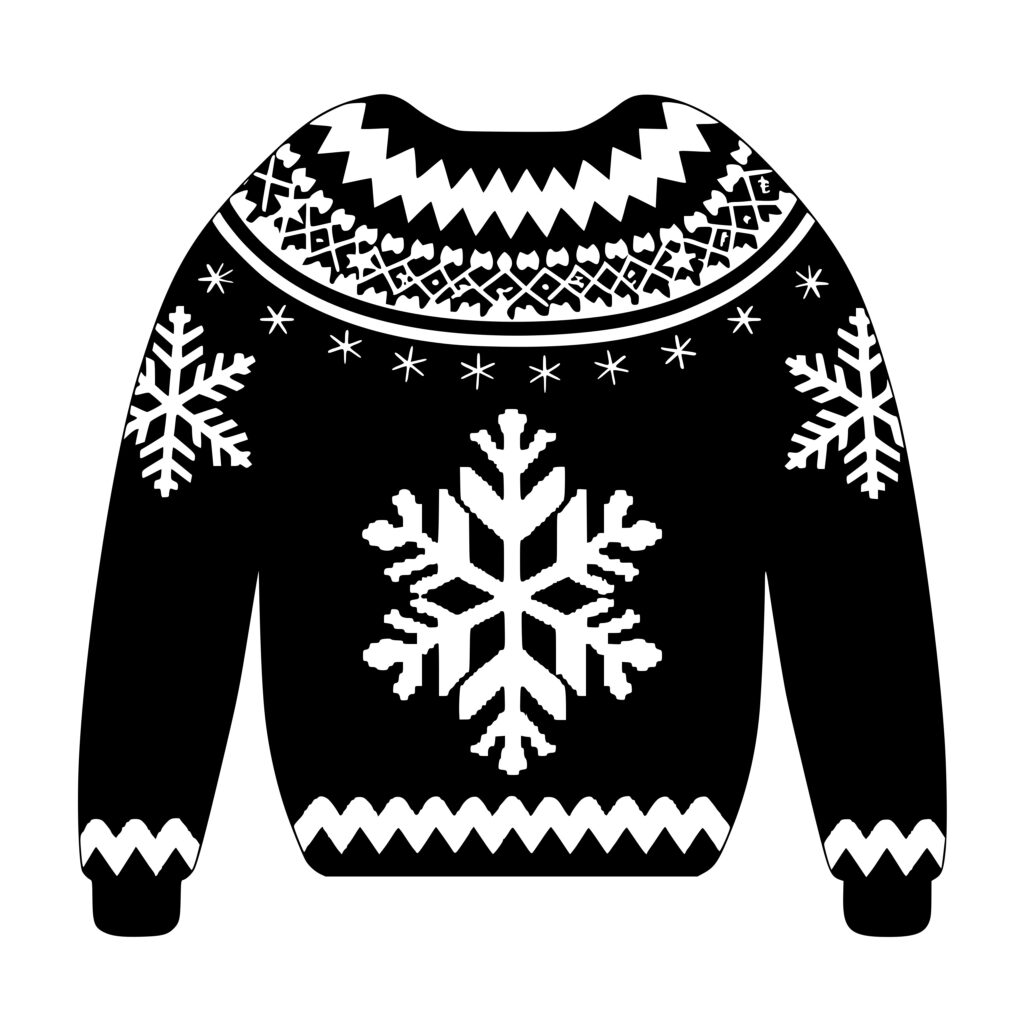 Snowflake Sweater SVG File for Cricut, Silhouette, and Laser Machines