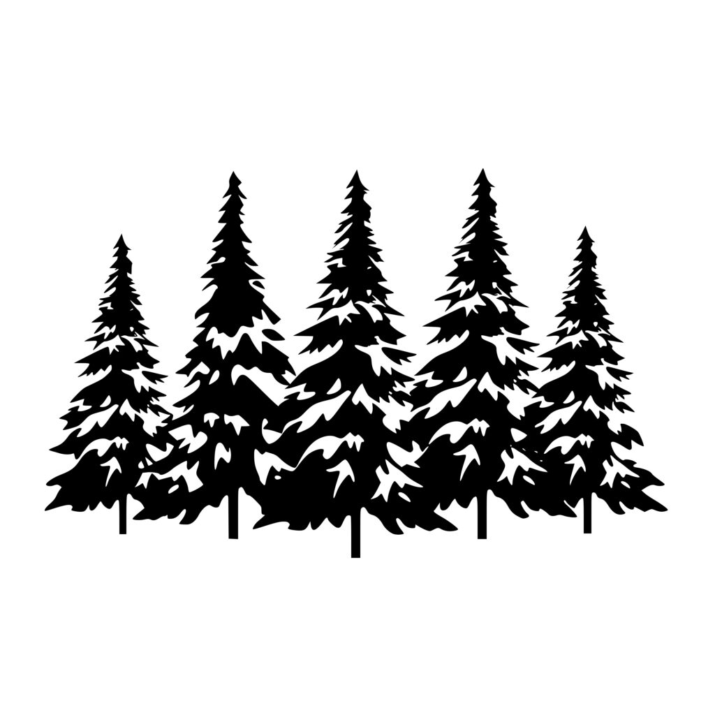 Winter Tree SVG File for Cricut, Silhouette, and Laser Machines