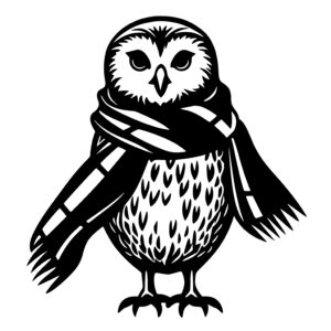 Owl Winter Fashion