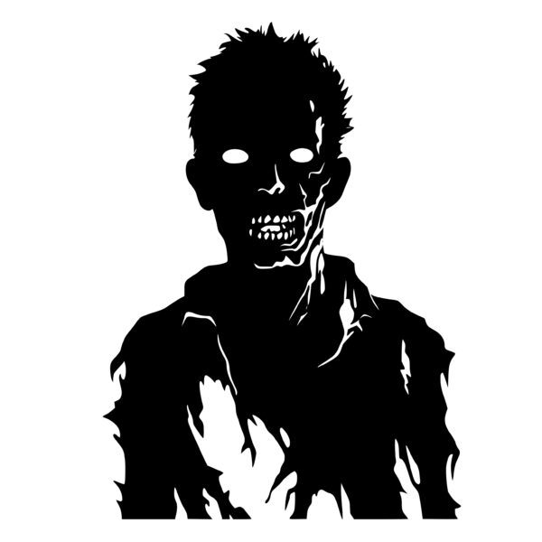 Scary Zombie Face PNG & SVG Design For T-Shirts