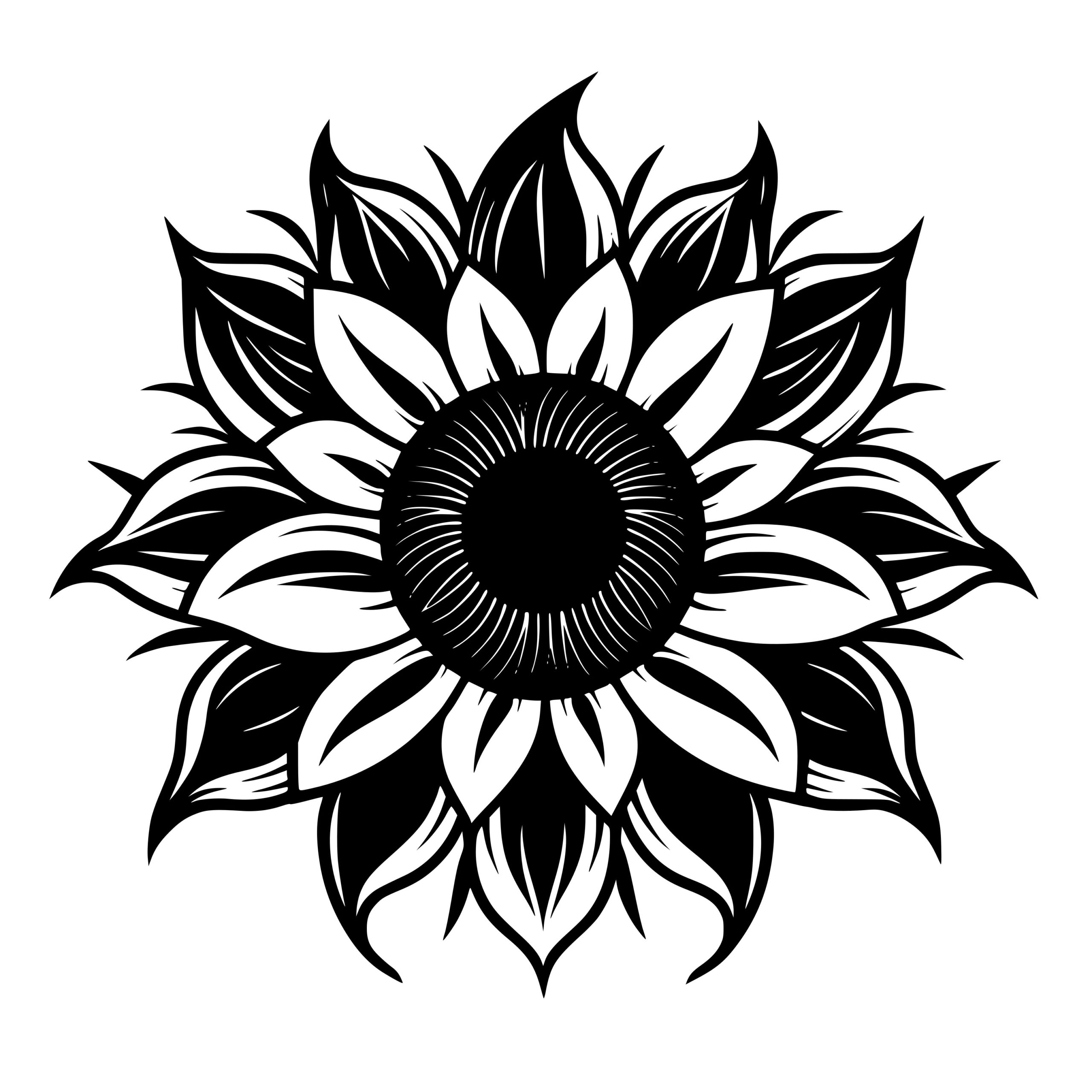 Floral Beauty SVG PNG DXF Image for Cricut, Silhouette, and Laser Machines