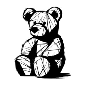 Geometric Teddy Bear