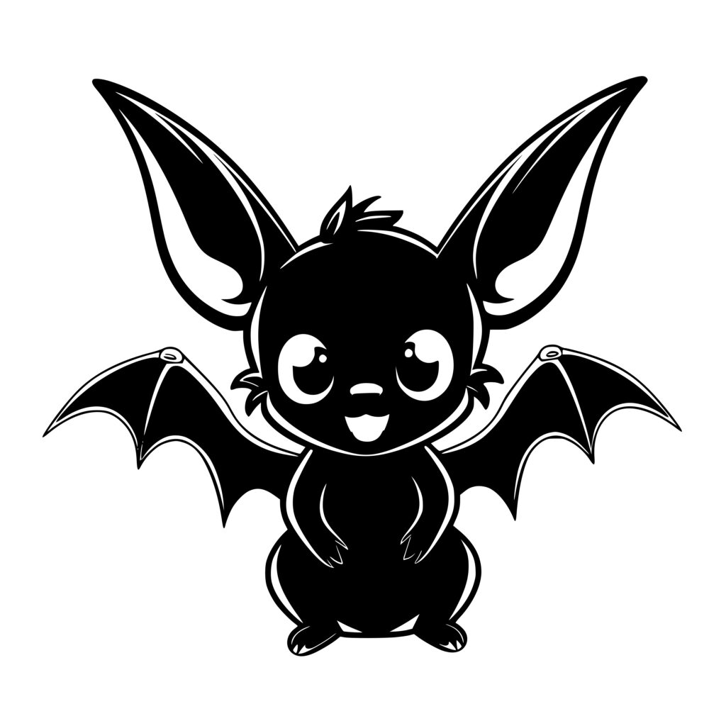 Long Eared Bat SVG File: Perfect for Cricut, Silhouette, and Laser Machines