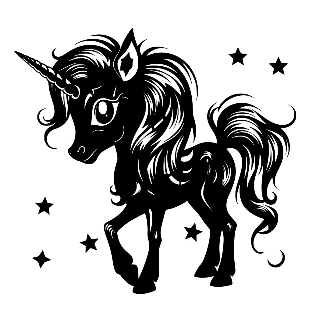 starry-unicorn-svg-image-instant-download-for-cricut-silhouette-laser