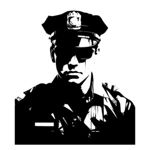 Policeman Abstract