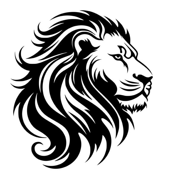 Instant Download Image: Magnificent Lion SVG, PNG, DXF for Cricut ...