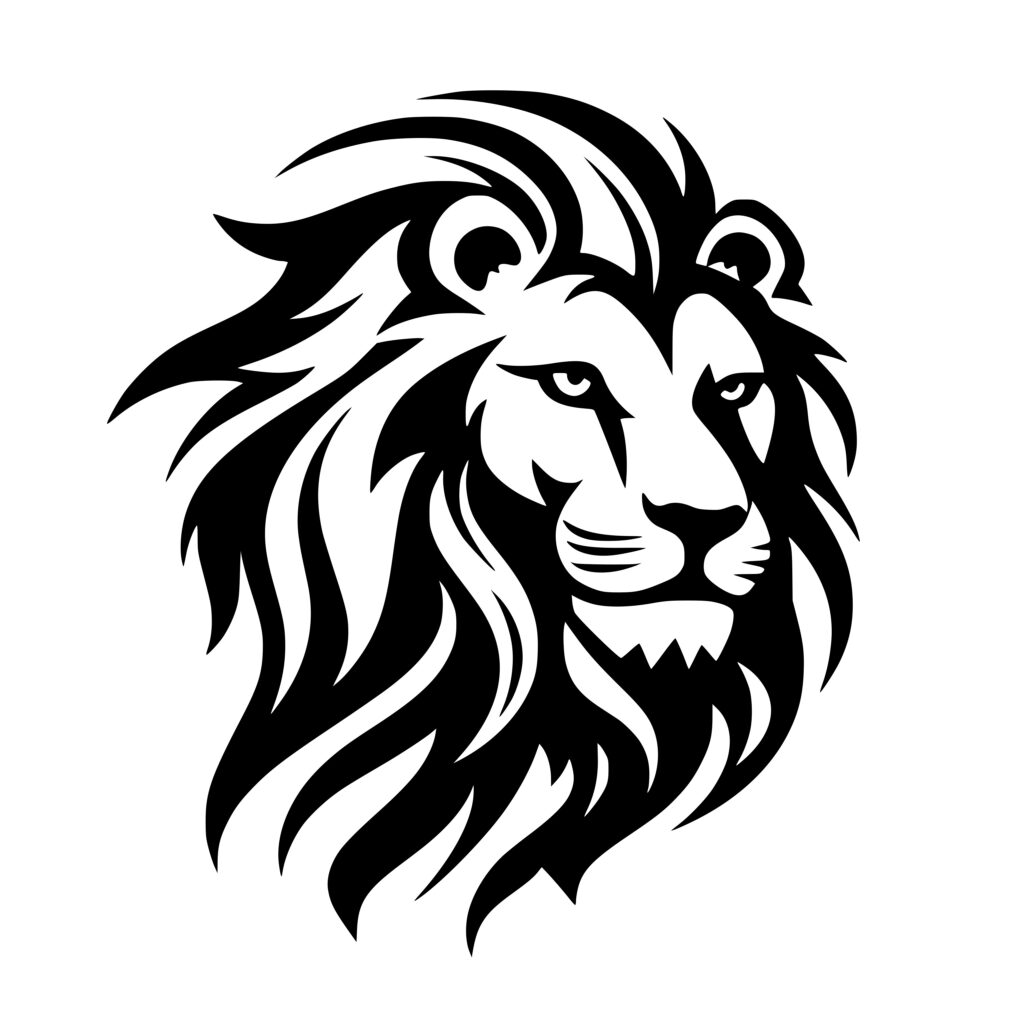 Lion's Majesty SVG/PNG/DXF Image for Cricut, Silhouette, and Laser Machines