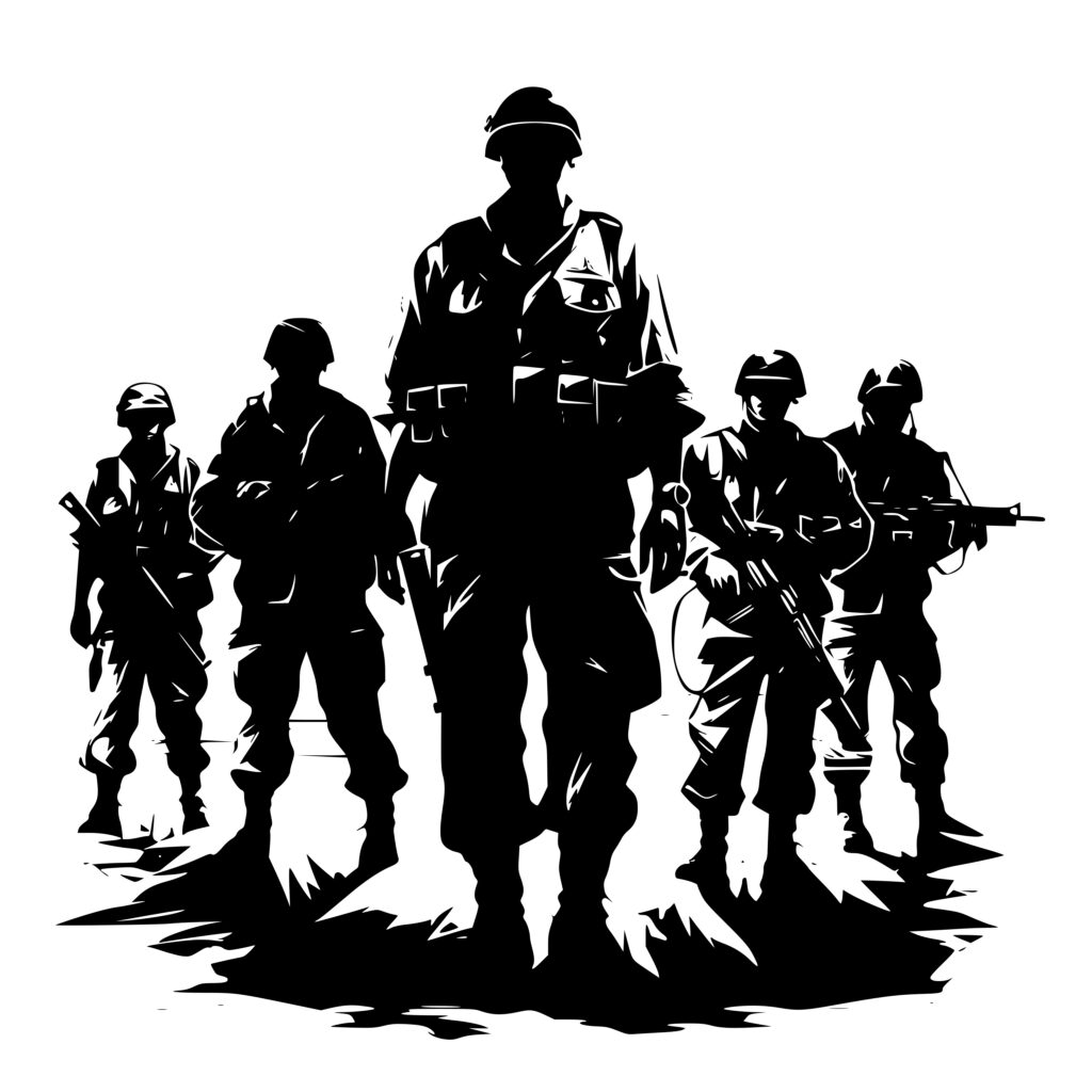 Battalion Of Soldiers Instant Download Image For Cricut Silhouette battalion-of-soldiers-instant-download-image-for-cricut-silhouette