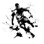 Abstract Soccer Player