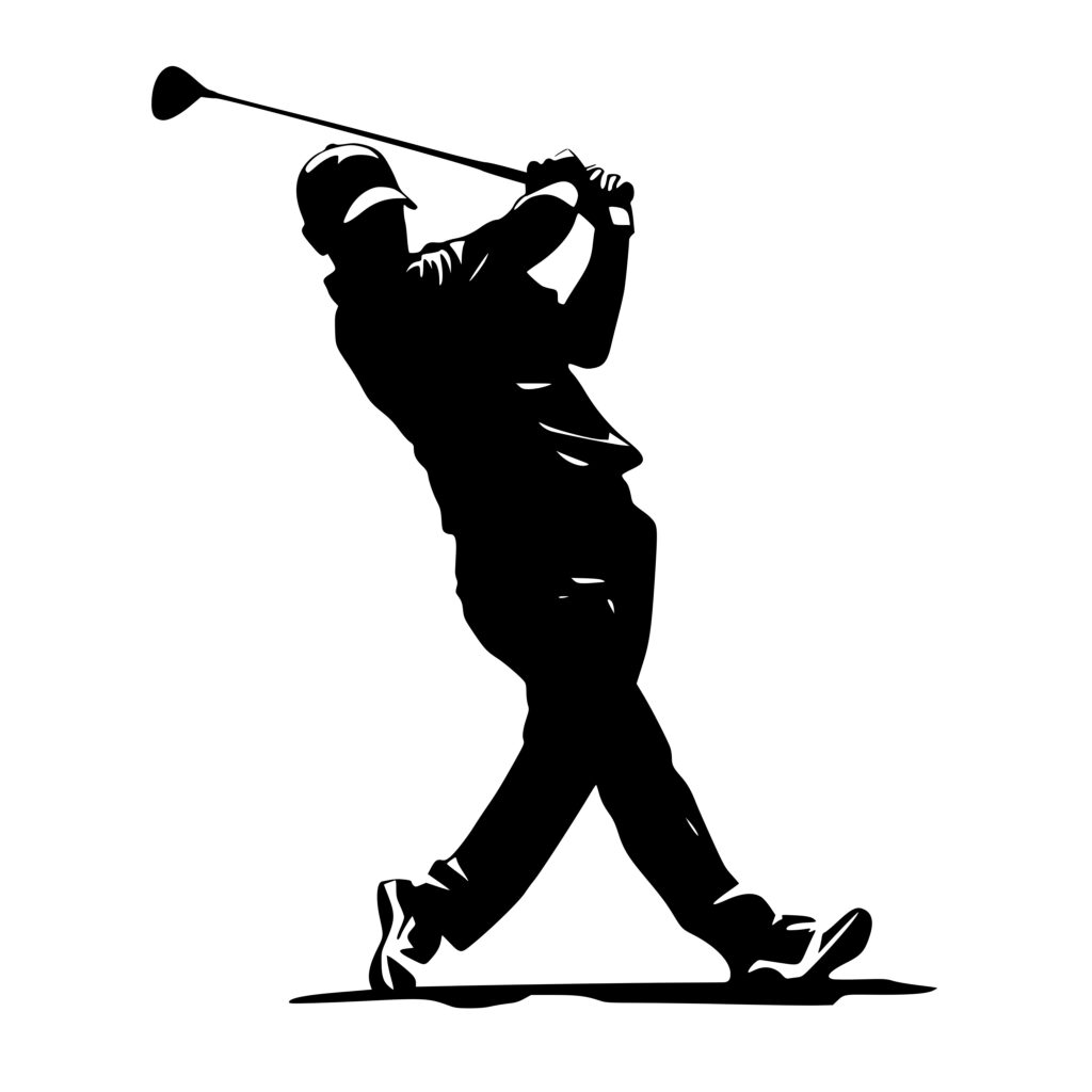 Instant Download SVG/PNG/DXF Image: Man Playing Golf for Cricut ...