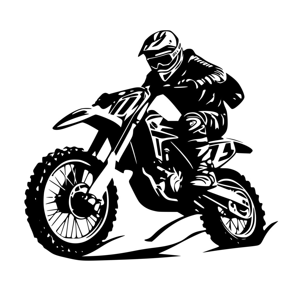 Instant Download SVG File for Cricut and Silhouette: Dirt Bike Adventure