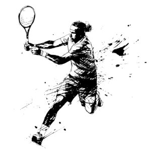 Abstract Tennis Pro