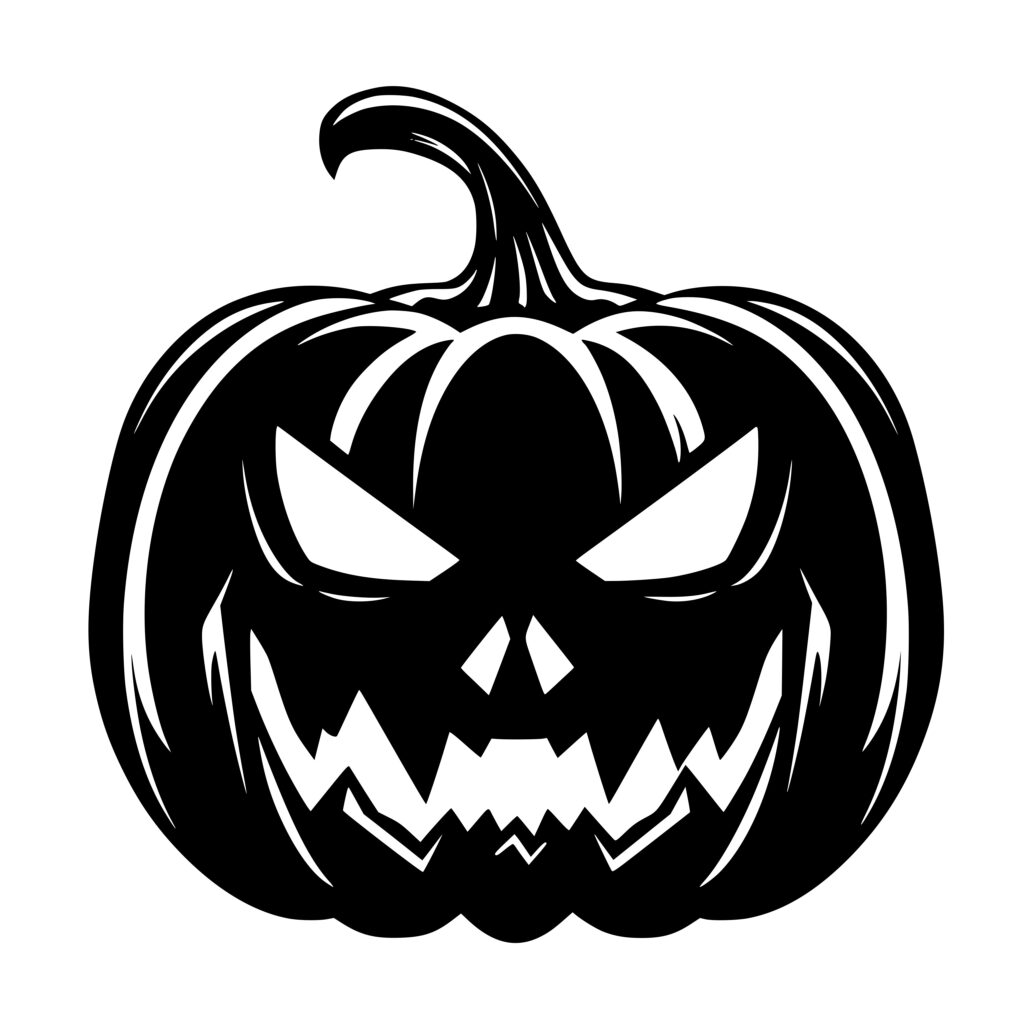 Jack-o’-lantern Vibe SVG File for Cricut, Silhouette, Laser Machines