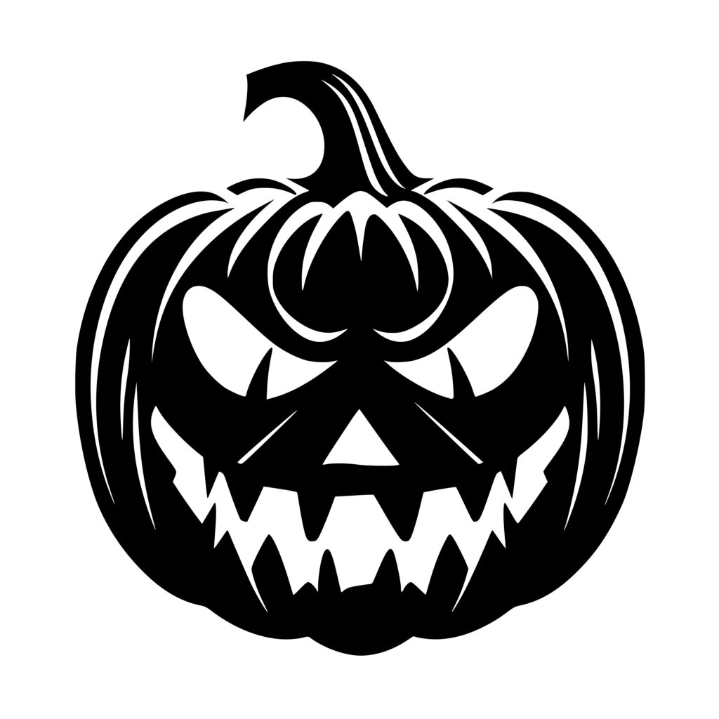 Instant Download Jack-o'-lantern SVG File for Cricut, Silhouette, Laser