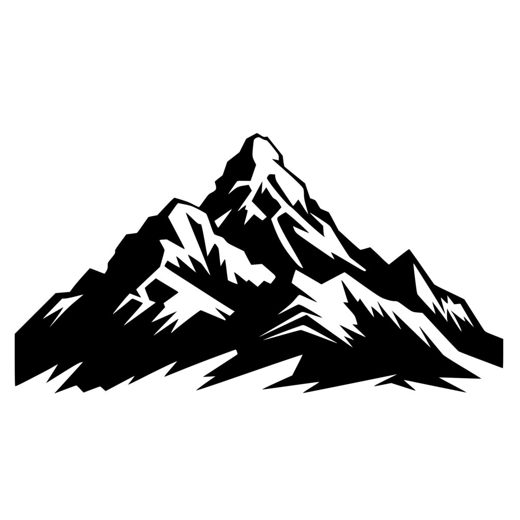 Mountain Majesty: SVG, PNG, DXF Files for Cricut, Silhouette, Laser ...