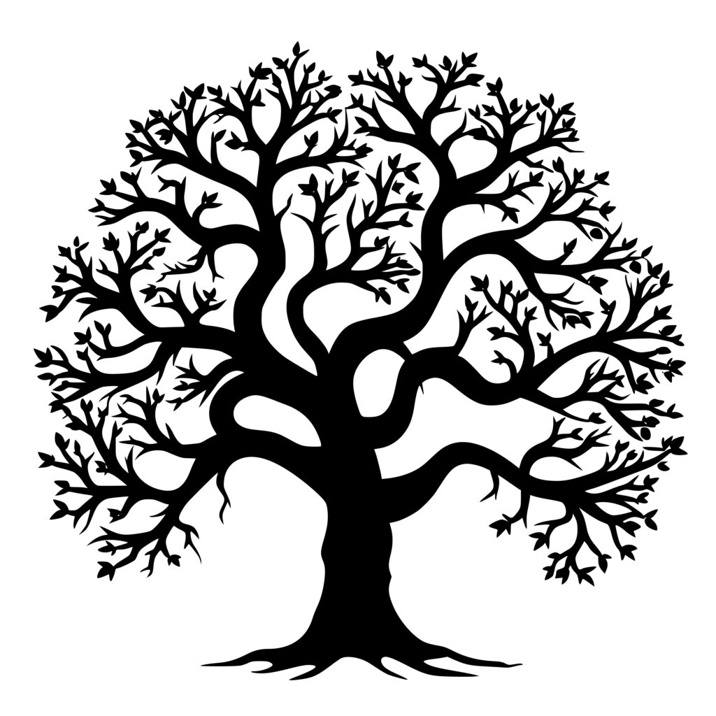 Bare Tree SVG File: Instant Download for Cricut, Silhouette, Laser Machines