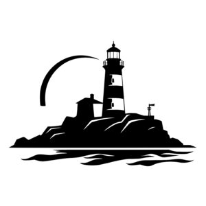 Coastal Rock Lighthouse