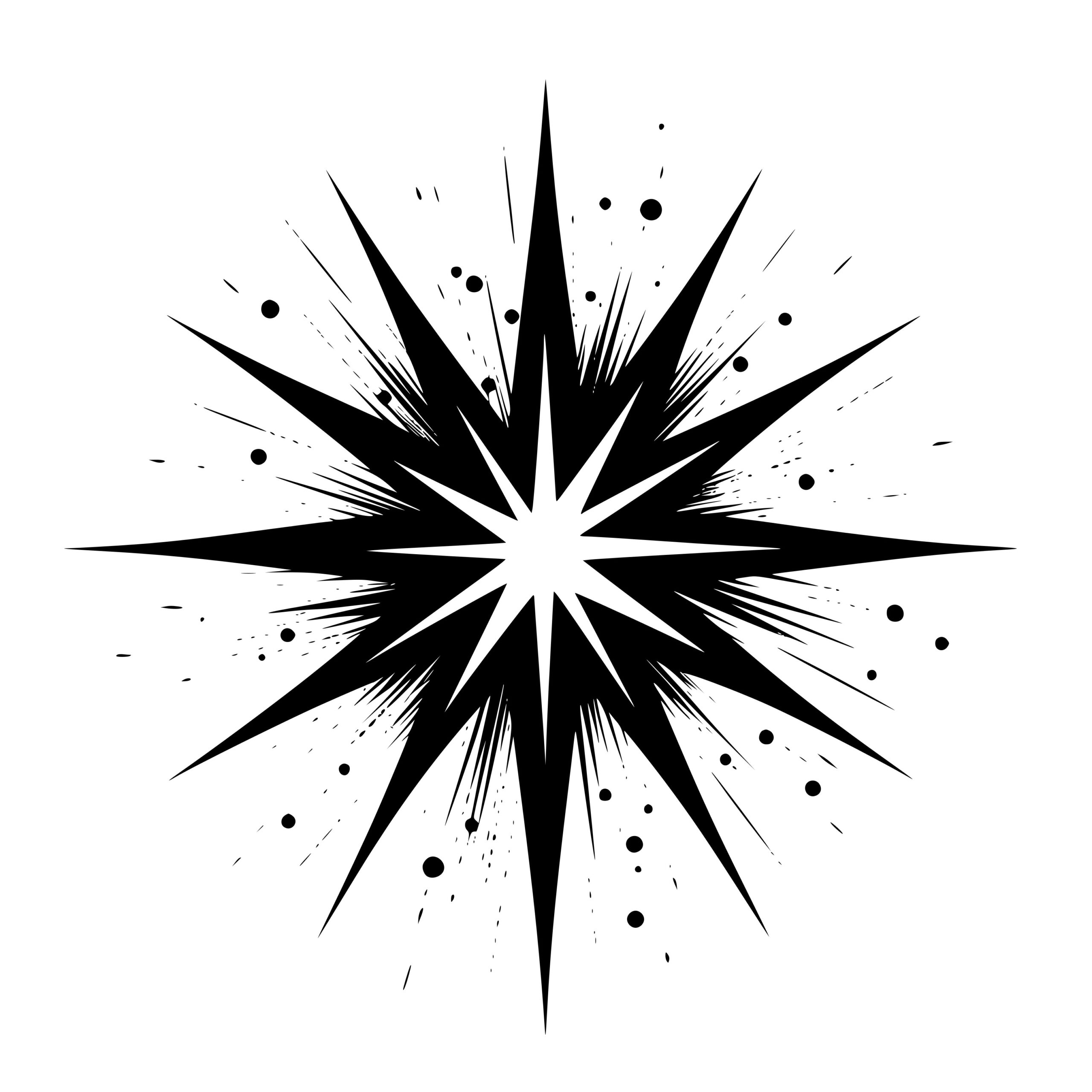 Starburst SVG File for Cricut, Silhouette, Laser Machines - Celestial ...