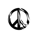 Peace Sign Abstract