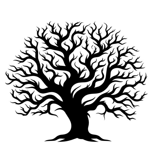 Black Winter Tree. Royalty Free SVG, Cliparts, Vectors, and Stock  Illustration. Image 86620442.