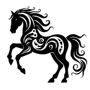 Swirled Horse