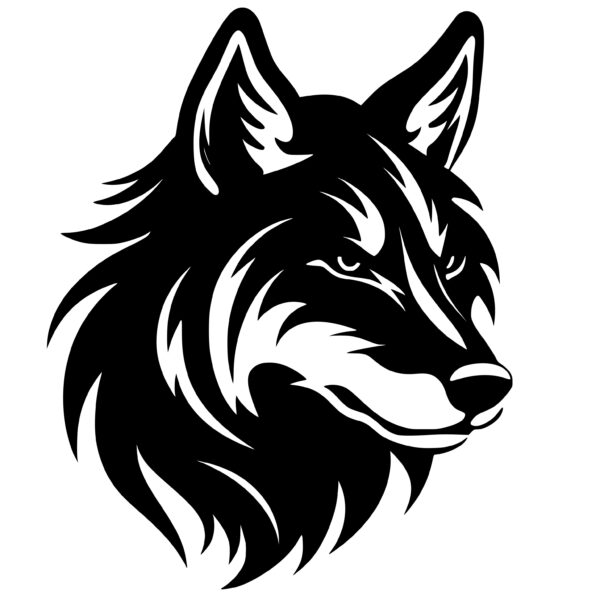Alpha Wolf SVG Image for Cricut, Silhouette, Laser Machines
