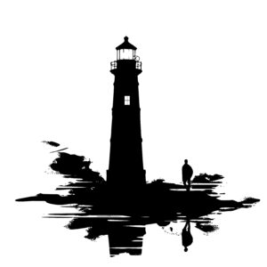 Abstract Lighthouse Watchman