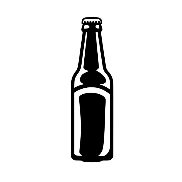 Beer Bottle SVG Image for Cricut, Silhouette, Laser Machines
