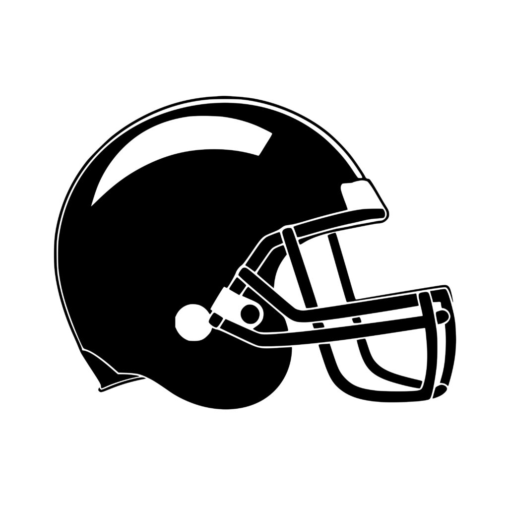 Gridiron Helmet SVG File for Cricut, Silhouette, Laser Machines