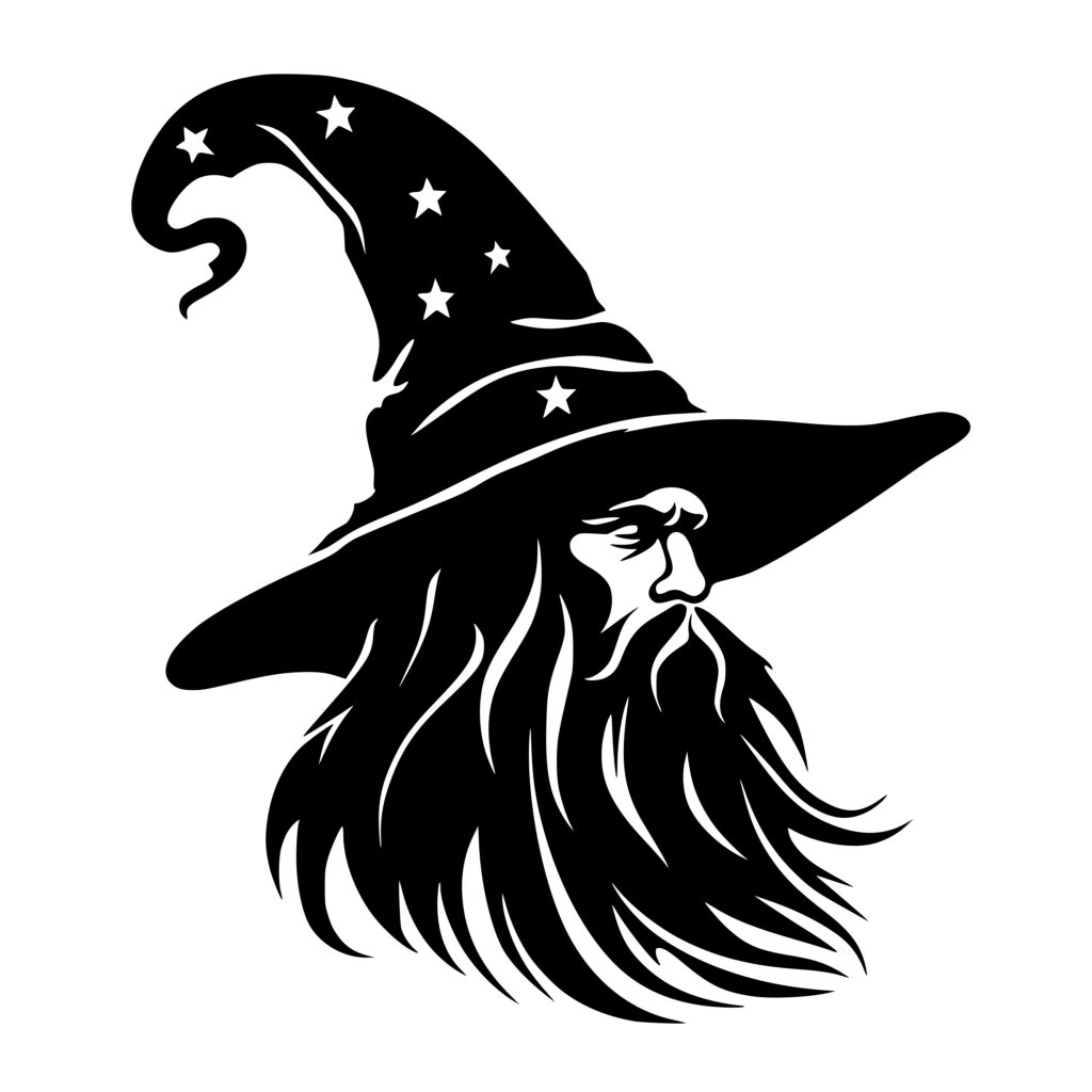 Mystical Wizard SVG File: Perfect for Cricut, Silhouette, Laser Machines