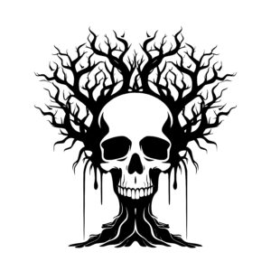 Skull Tree Trunk