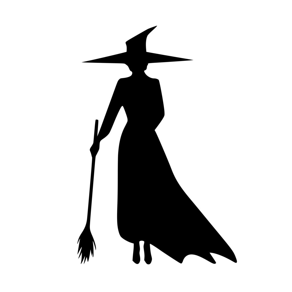 Basic Witch SVG File for Cricut & Silhouette | Instant Download