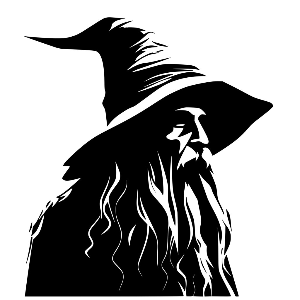 Wise Wizard: SVG File for Cricut, Silhouette, Laser Machines - Instant ...