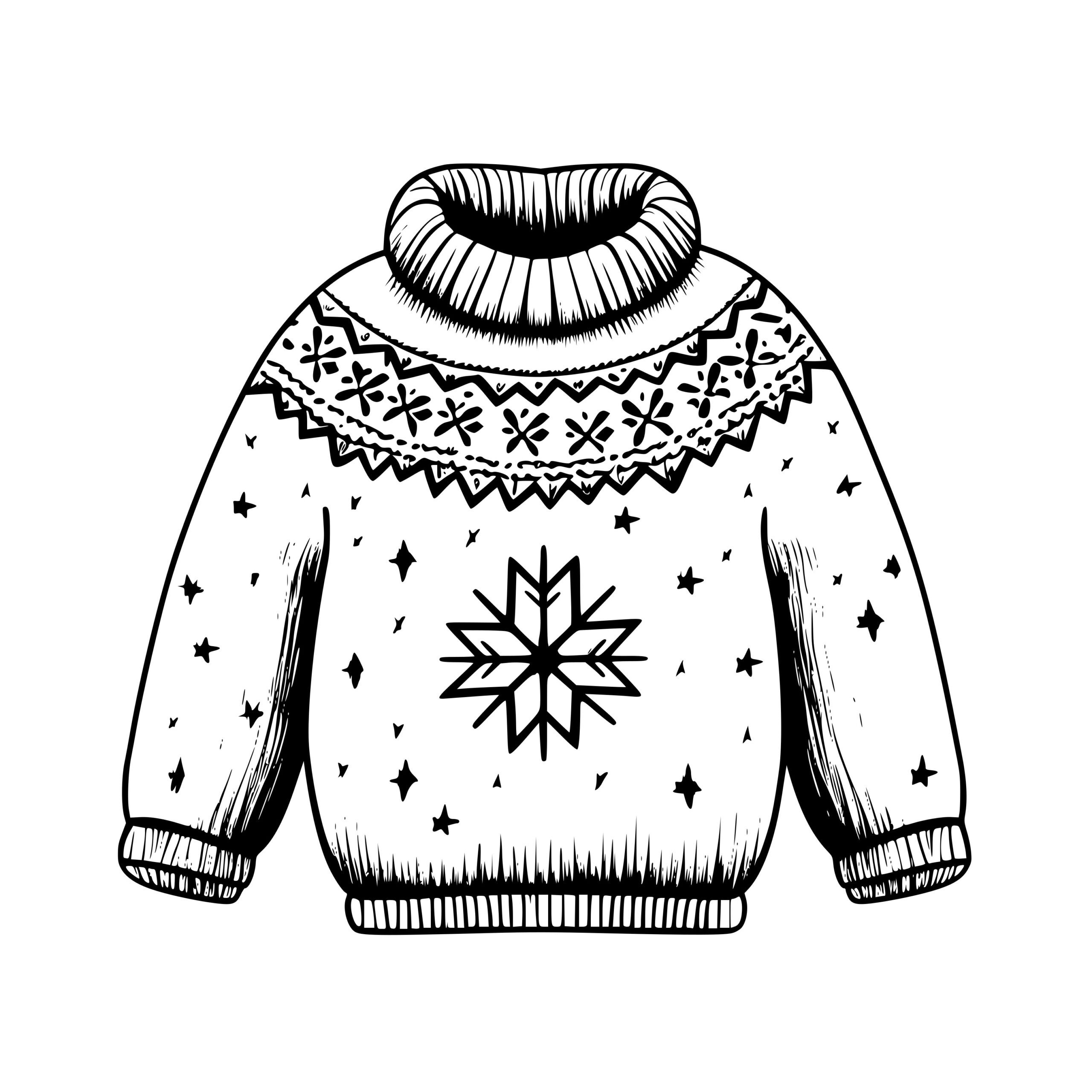 Cozy Sweater SVG Image for Cricut, Silhouette, Laser Machines