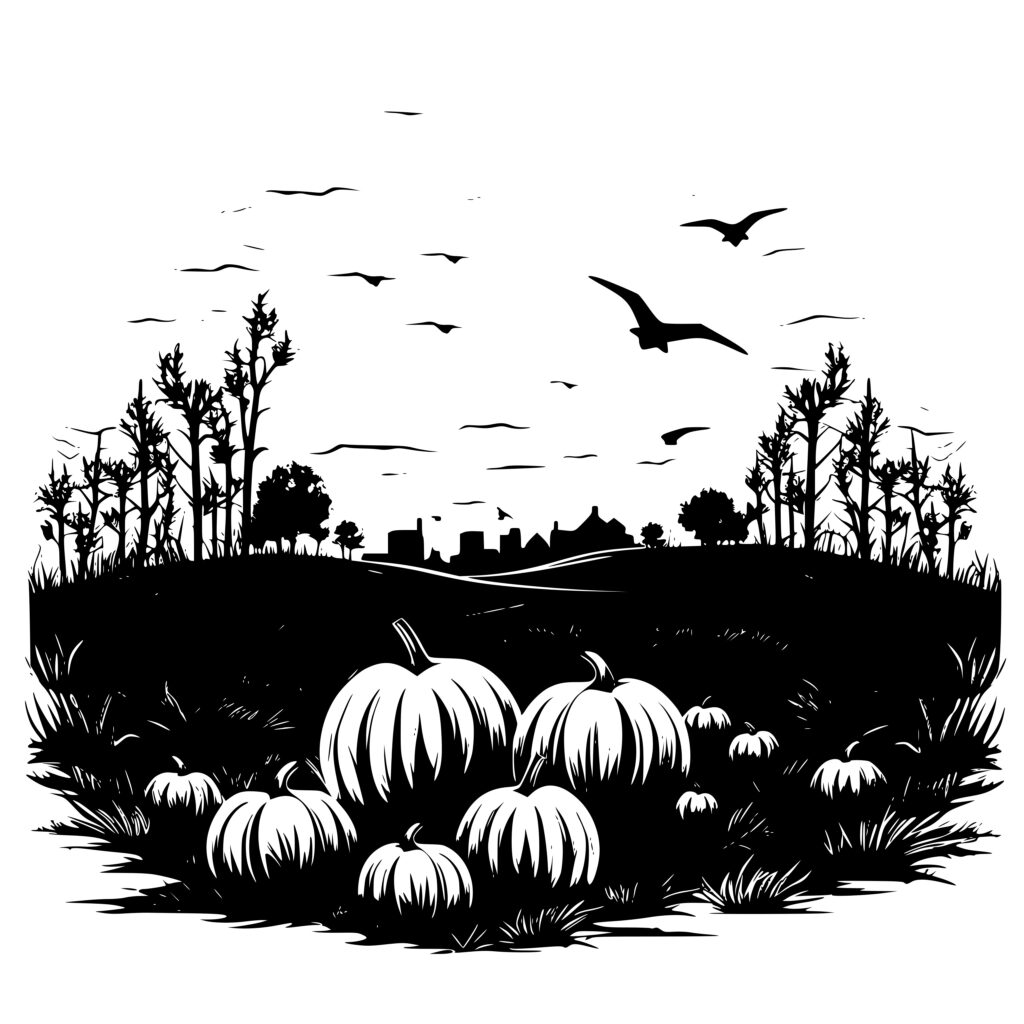 Fall Pumpkin Patch SVG File: Instant Download for Cricut, Silhouette