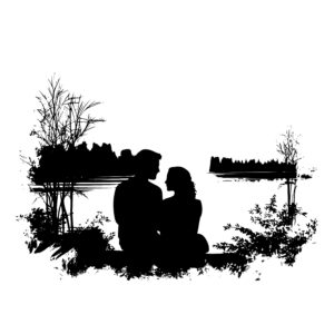Lakeside Couple
