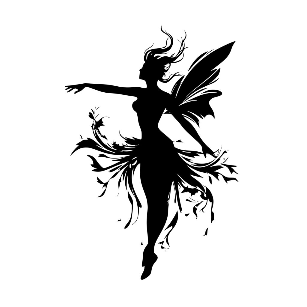 Winged Beauty SVG File for Cricut, Silhouette, Laser Machines