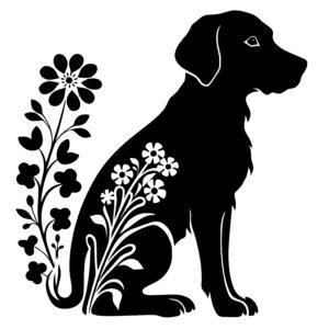 Floral Canine Majesty