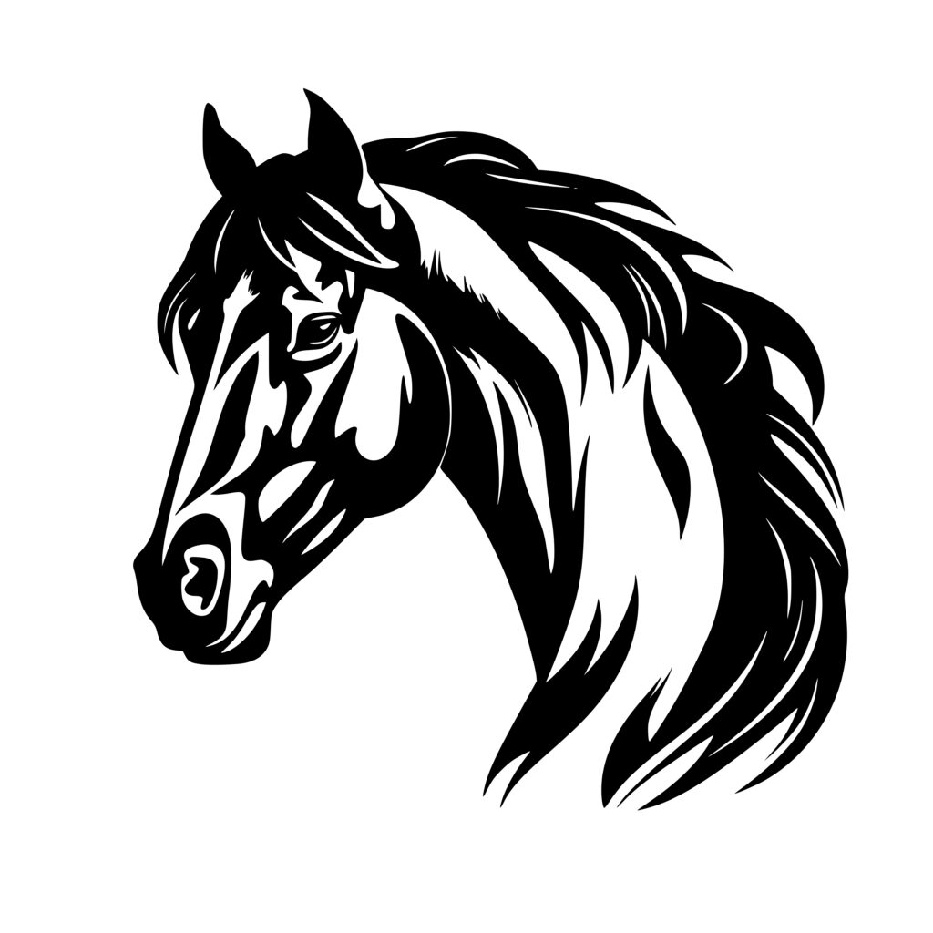 Graceful Horse SVG Image for Cricut, Silhouette, Laser Machines